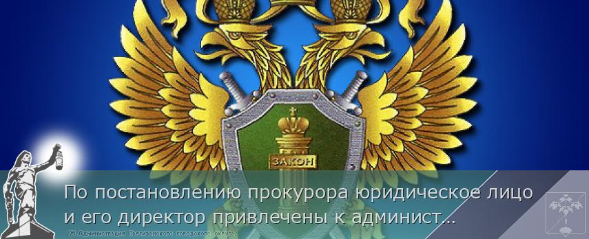 По постановлению прокурора юридическое лицо и его директор привлечены к административной ответственности за нарушение сроков исполнения контракта, заключенного в рамках реализации национального проекта